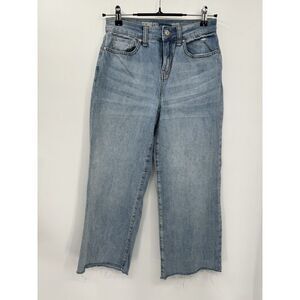 Rewind Straight Jeans Women's Size 1/25‎ Blue High Rise Medium Wash